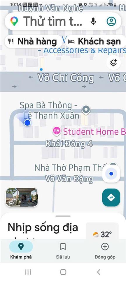 Bán nhanh đất mặt tiền đường lưu đình chất, gần biển tân trà, gần ngay võ chí công chỉ 4.4 tỷ