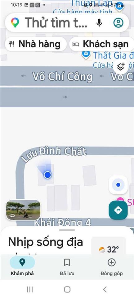 Bán nhanh đất mặt tiền đường lưu đình chất, gần biển tân trà, gần ngay võ chí công chỉ 4.4 tỷ