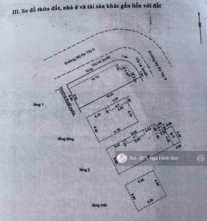 Bán nhà đường mỹ đa tây 9, nam việt á, gần lê văn hiến, góc 2 mặt tiền, 118,8m2 giá tốt