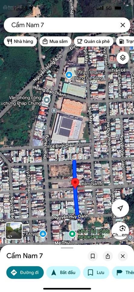 Bán đất đường cẩm nam 7 giá rẻ chỉ 46,4 tr/m2 gần đường phạm hùng  hòa xuân  đà nẵng