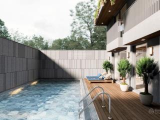 Toà boutique gần biển  trục đường 15m  6 tầng 16 căn hộ có hồ bơi  doanh thu 200 triệu/ tháng