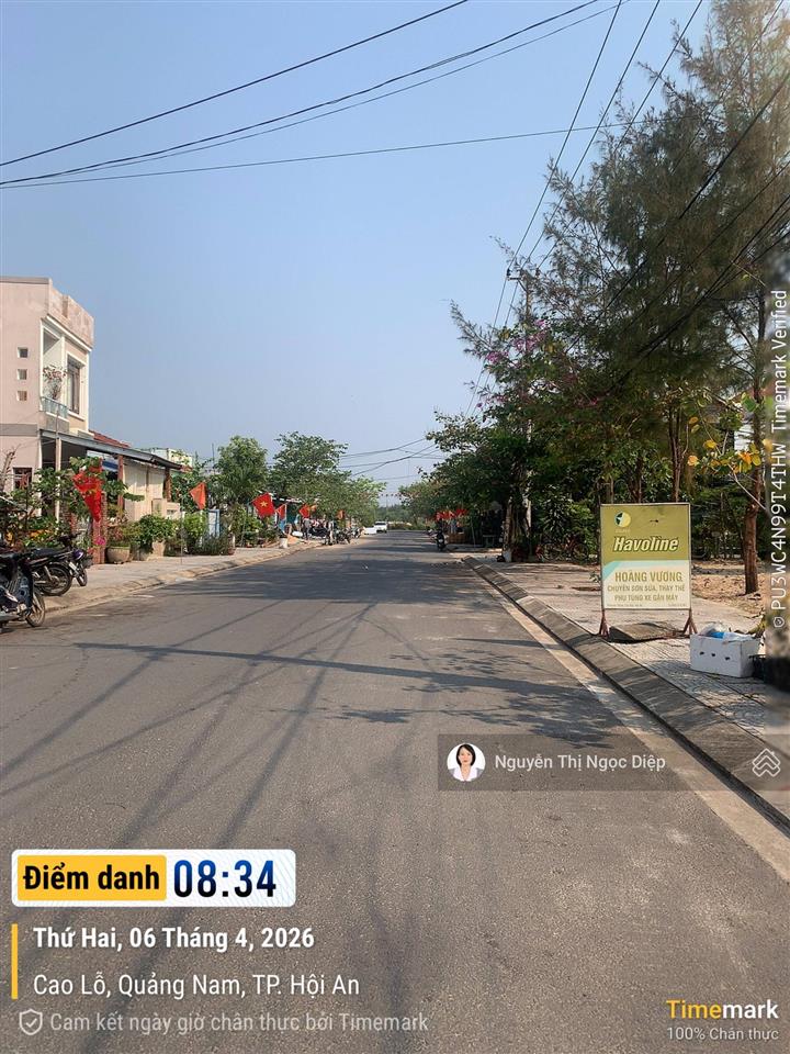 Mặt tiền thi sách trục thông  diện tích 194m2  gần biển cửa đại xây căn hộ siêu đẹp