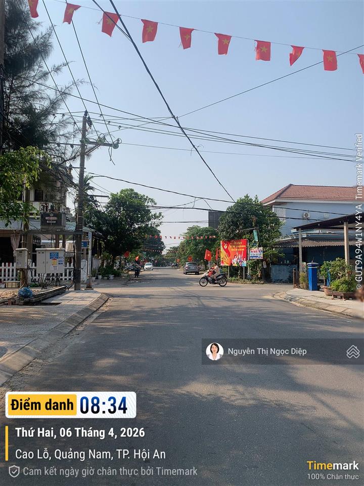 Mặt tiền thi sách trục thông  diện tích 194m2  gần biển cửa đại xây căn hộ siêu đẹp