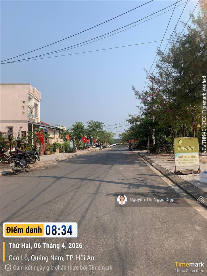 Mặt tiền thi sách trục thông  diện tích 194m2  gần biển cửa đại xây căn hộ siêu đẹp