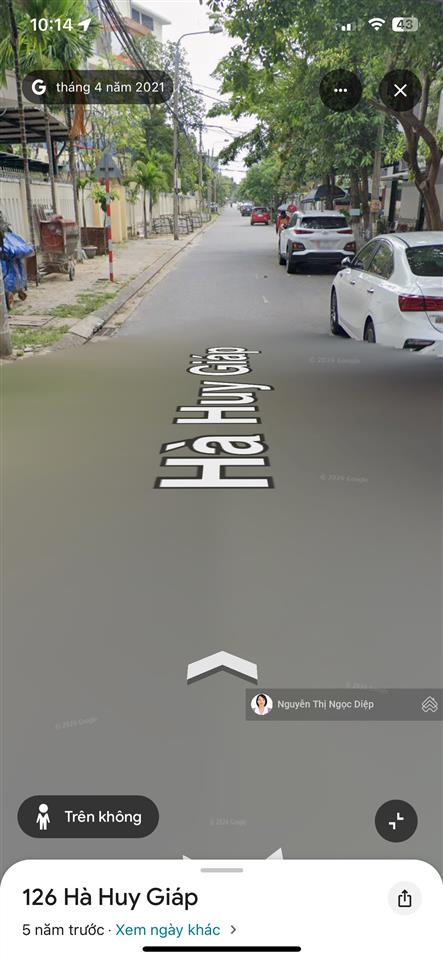 Đất ngay trung tâm đối diện đại học ngoại ngữ mt hà huy giáp thích hợp xây căn hộ