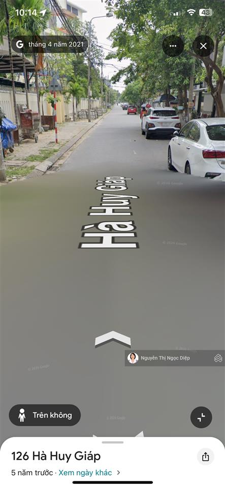 Đất ngay trung tâm đối diện đại học ngoại ngữ mt hà huy giáp thích hợp xây căn hộ