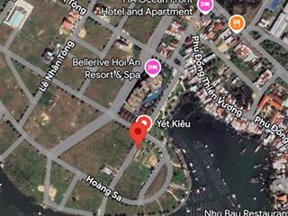 Lô đất mt yết kiêu, chỉ cách biển cửa đại 300m  view công viên  view sông cực đẹp