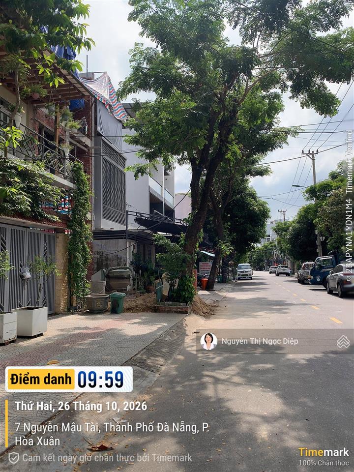 Bán gấp 2 lô liền kề nguyễn mậu tài gần cầu hoà xuân  giá sập 12 tỷ 9