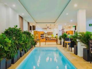 Villa 4 tầng mặt tiền đường nguyễn hữu thông có thang máy hồ bơi gọi đàm tiến