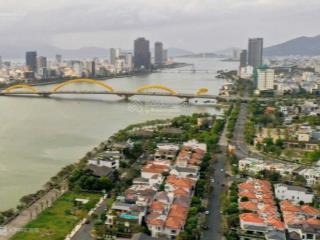 Bán cặp đất view sông hàn 2 mặt tiền trước/sau đường hoa hồng 4  dt 600m ngang 24m  gọi đàm tiến