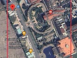 Bán 2 lô đất mặt tiền võ nguyên giáp đối diện crowne  gọi đàm tiến