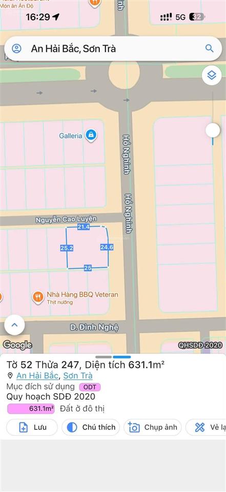 Cho thuê góc 2 mặt tiền hồ nghinh  nguyễn cao luyện. dt 631m. gọi đàm tiến