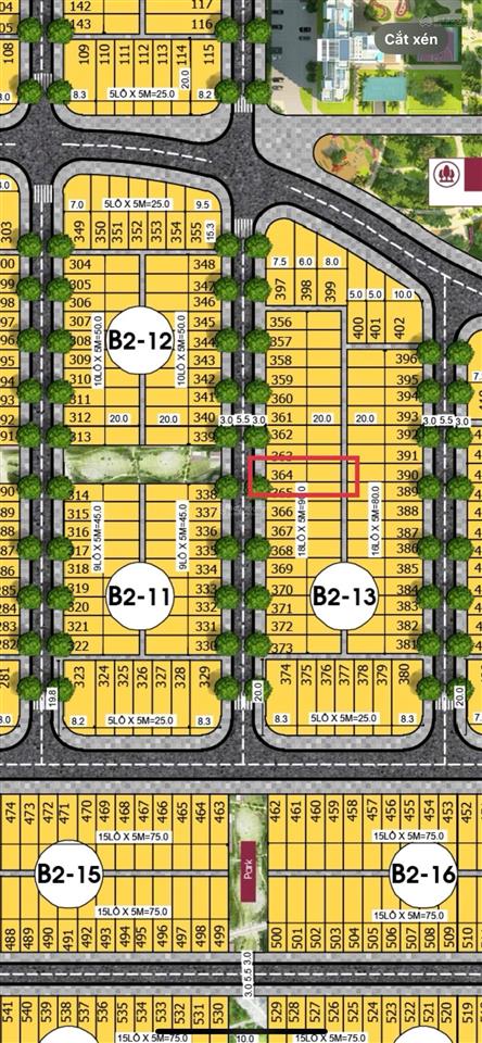 Gấp bán lô đất đường trung lập 15 giá bao rẻ chỉ 3.650 tỷ view công viên, bán gấp trả bank