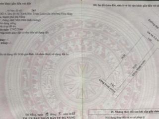 Bán đất đường trung lập 15 kđt lakeside liên chiểu, view công viên, kẹp cống