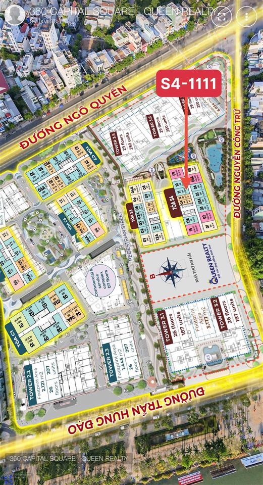 Căn 2pn capital square 72m2 giá chỉ nhỉnh 5 tỷ. hàng ký trực tiếp cđt, siêu rẻ 0972 700 ***
