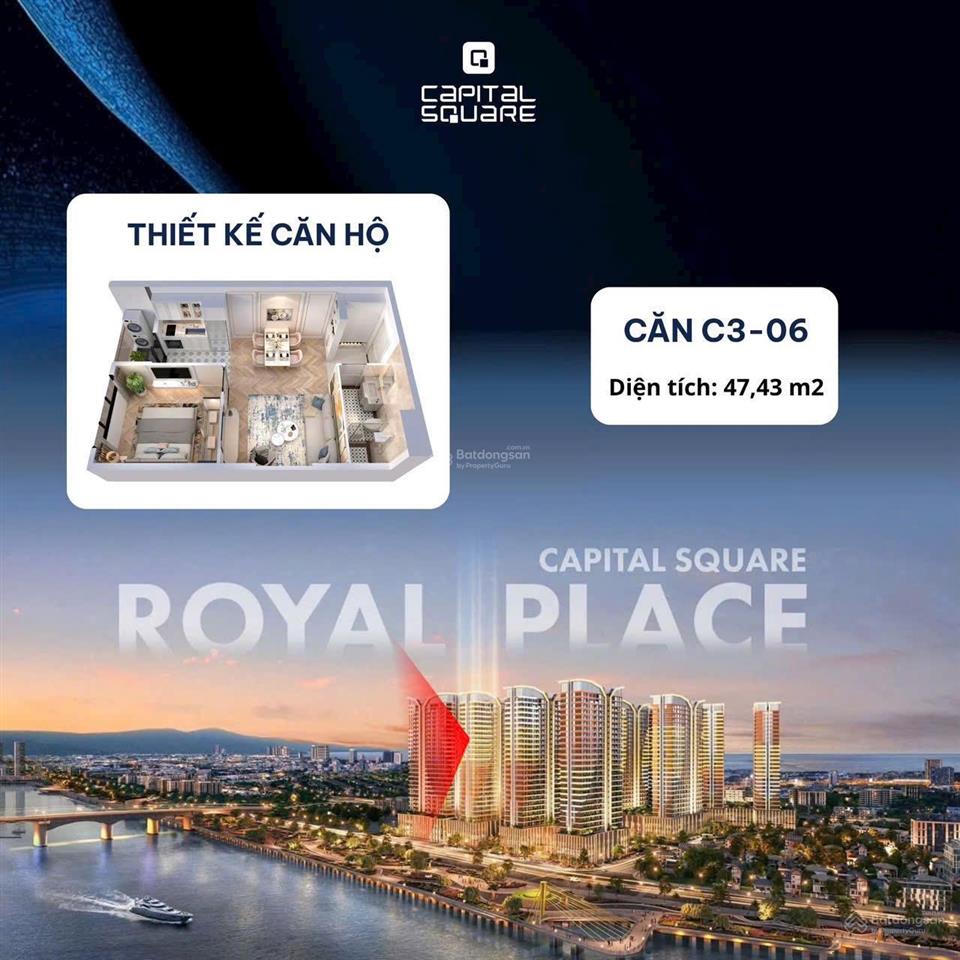 Ra mắt toà mặt sông c3  tổ hợp capital square, booking để chọn căn mặt sông cháy hàng