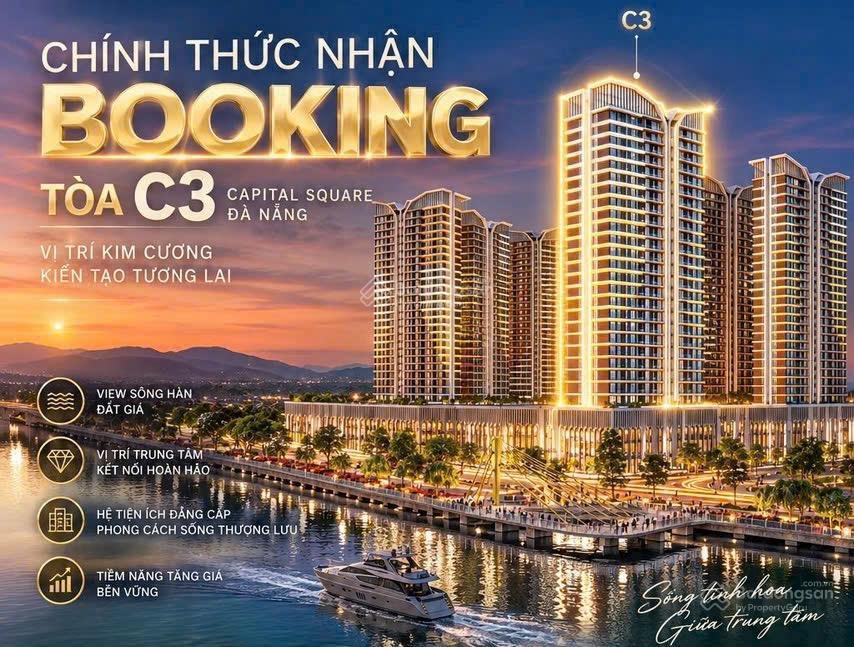 Ra mắt toà mặt sông c3  tổ hợp capital square, booking để chọn căn mặt sông cháy hàng