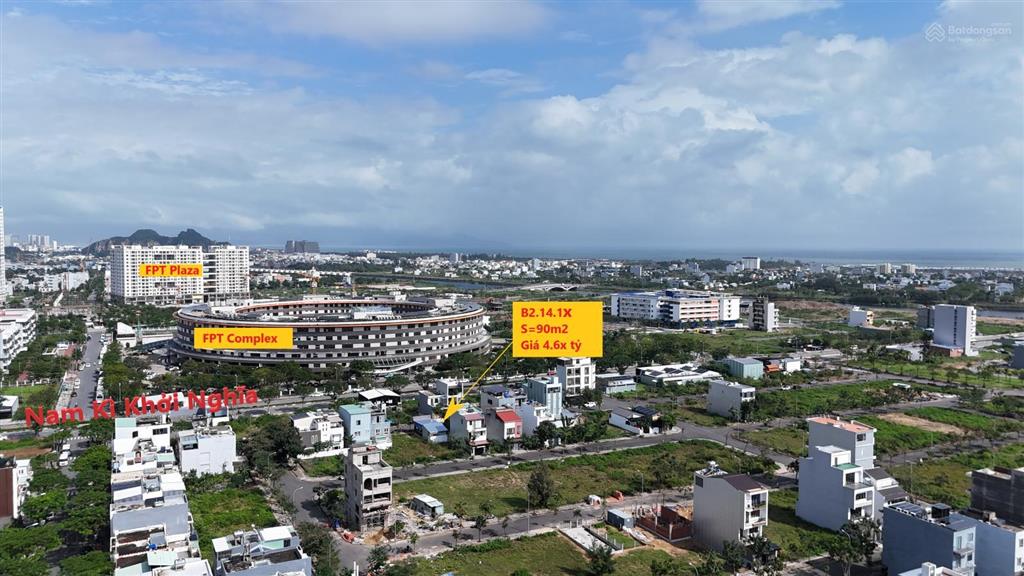 Bán lô đất đối lưng nam kỳ khởi nghĩa ngay cổng fpt complex giá cực tốt chỉ 4.65 tỷ