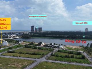 Bán lô góc 222m2 view sông, sân golf tuyệt đẹp khu đô thị fpt giá chỉ 12.2 tỷ