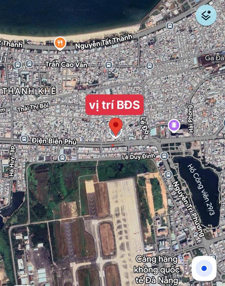 Siêu phẩm mt đường điện biên phủ  đà nẵng. dt 334m2. dòng tiền 100tr/thgiá chi 4x tỷ