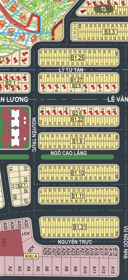 Bán đất đường vũ ngọc nhạ 2 mặt tiền