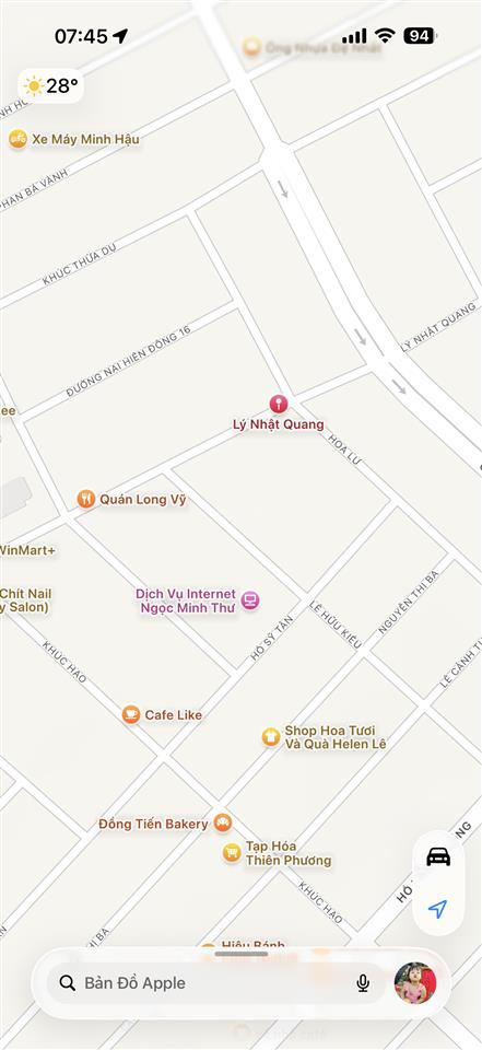 Cần cho thuê đất đường lý nhật quang 2 mặt tiền