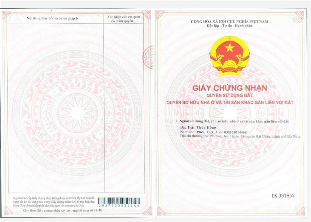Bán nhà 3 tầng mặt tiền ngô quyền, sơn trà, đà nẵng, 188.4m2, mặt tiền hơn 7m, sổ sẵn, chỉ 25 tỷ