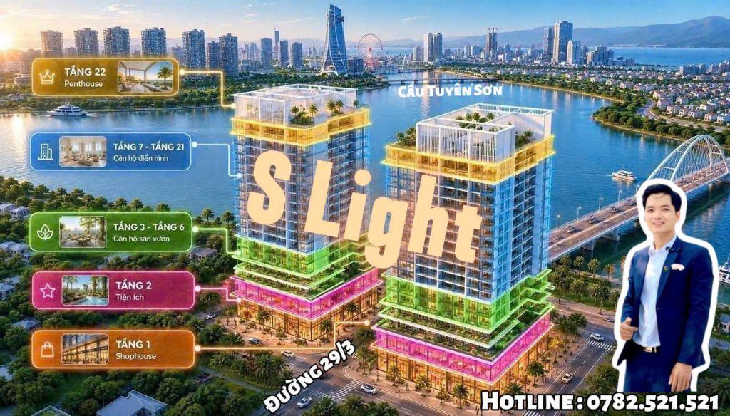 Căn hộ S-Light bên sông Hàn Đà Nẵng sở hữu chỉ với 800tr vốn ban đầu