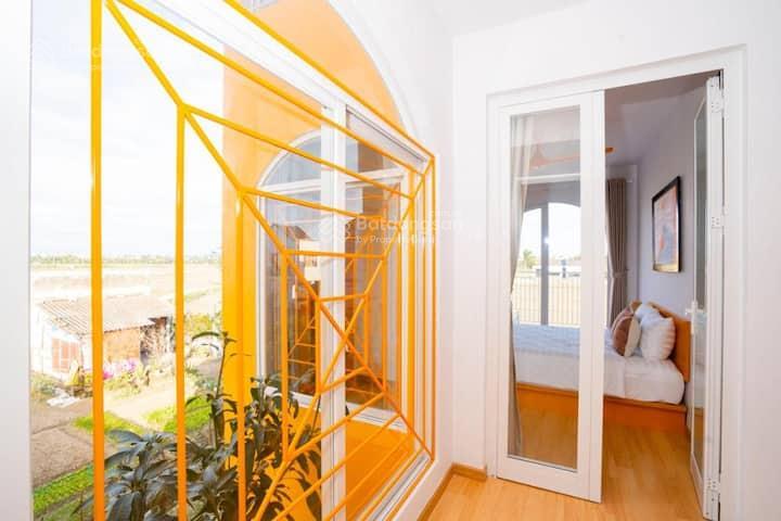 Cẩm châu  hội an. căn villa 3 tầng view lúa yên bình, thơ mộng.dòng tiền khai thác đều gần 50tr/th