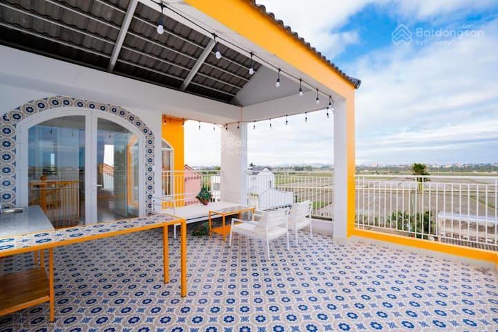 Cẩm châu  hội an. căn villa 3 tầng view lúa yên bình, thơ mộng.dòng tiền khai thác đều gần 50tr/th