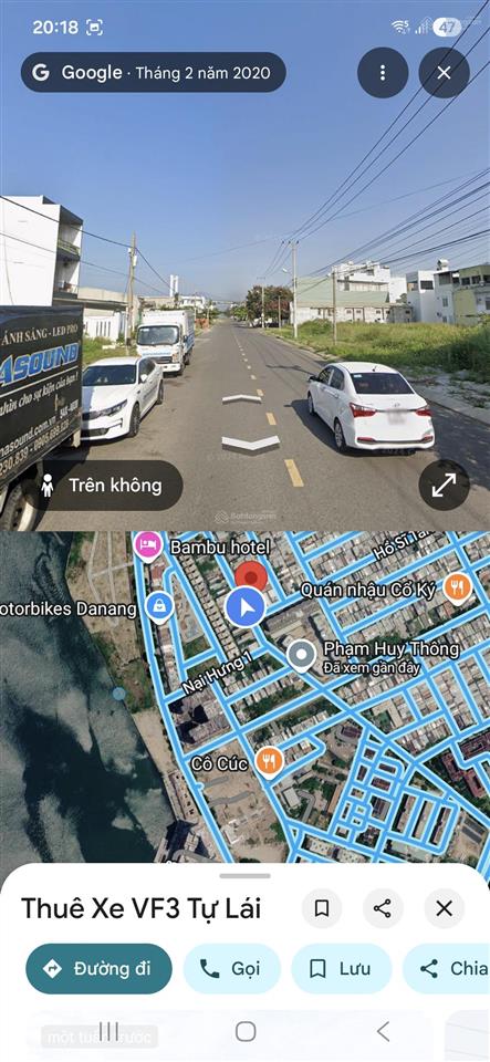 Phạm huy thông  sơn trà. lô đất 128m2 sát sông hàn và bến du thuyền. giá tốt