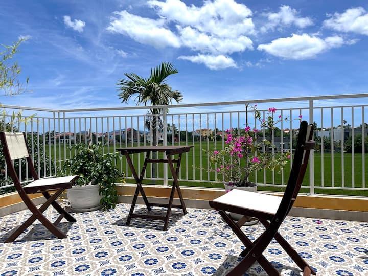 Hạ giá bán  villa 3 tầng view lúa ngay cẩm châu hội an. chỉ 7.x tỷ, khai thác tốt