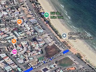 Góc 3 mặt tiền nguyễn huy chương, sát bãi tắm mân thái, biển mỹ khê