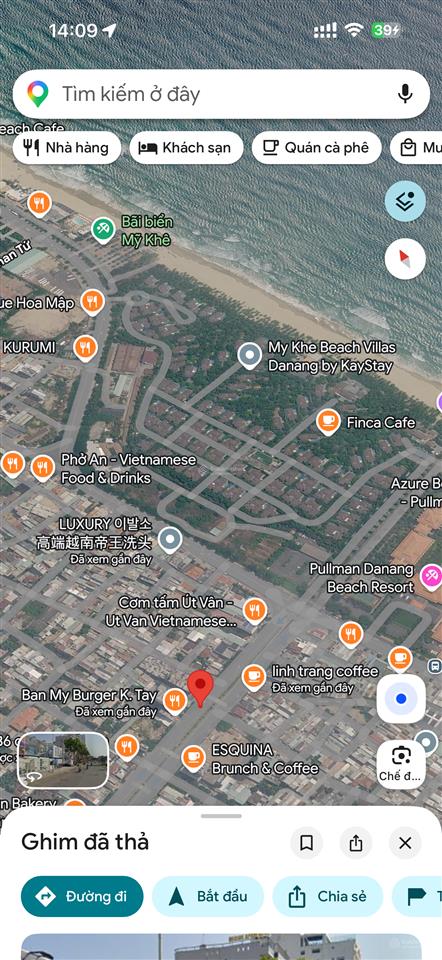 Khách sạn 12 tầng mặt tiền hồ xuân hương. sát biển mỹ khê