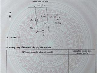 Bán đất mặt tiền phạm văn bạch ngang 7m ,hải châu,đà nẵng.dt 108m2