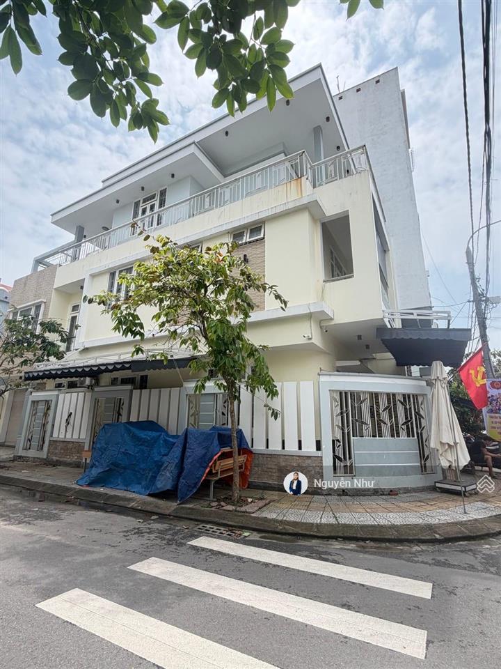 Góc 2 mặt tiền an cư 2 sát dương đình nghệ, ra biển 5 phút, 106 m2 sẵn nhà 3 tầng