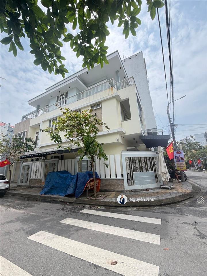 Góc 2 mặt tiền an cư 2 sát dương đình nghệ, ra biển 5 phút, 106 m2 sẵn nhà 3 tầng