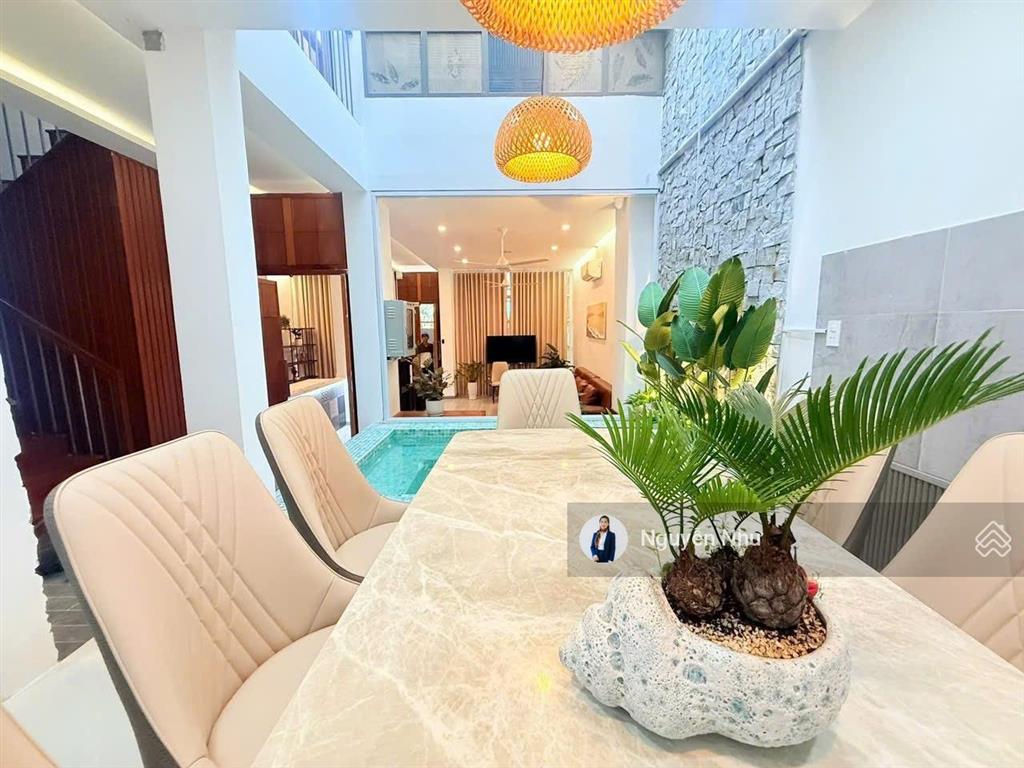 Giảm 1 tỷ! bán villa dòng tiền trần văn dư đà nẵng, 3 tầng, bán phòng 5tr/đêm chỉ 23.8 tỷ