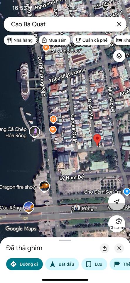 Hạ 2 tỷ! góc 2 mt cao bá quát ngay sát sông hàn, gần cầu rồng, tháp chung cư legend, dt 130 m2