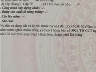 Bán đất 3 mặt thoáng đường châu thị vĩnh tế  đà nẵng.