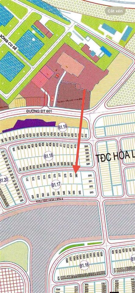 Chính chủ bán đất dt khủng 530m2 đất ở tại đô thị giá chỉ 10.5 tỷ có tl , tại khu tđc hoà liên 4