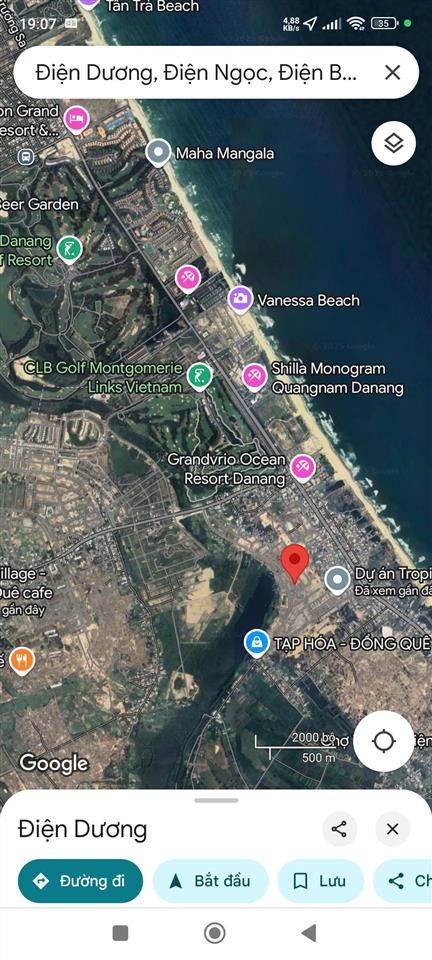 Cần bán lô đất sentosa, đường 7,5m. diện tích lớn phù hợp xây căn hộ