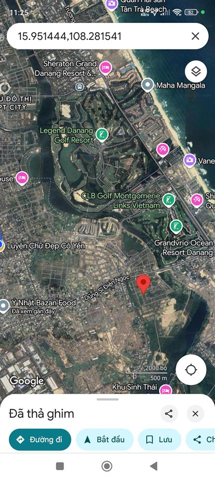 Cần bán lô đất sentosa, đường 7,5m. diện tích lớn phù hợp xây căn hộ