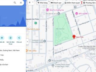 Bán lô đất đường nam trân khu đô thị số 3, đối diện công viên. giá tốt, thích hợp xây khách sạn.