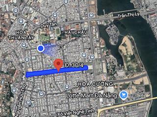 Bán cặp đất đường 30/4  hòa cường  đà nẵng  vị trí kinh doanh sầm uất