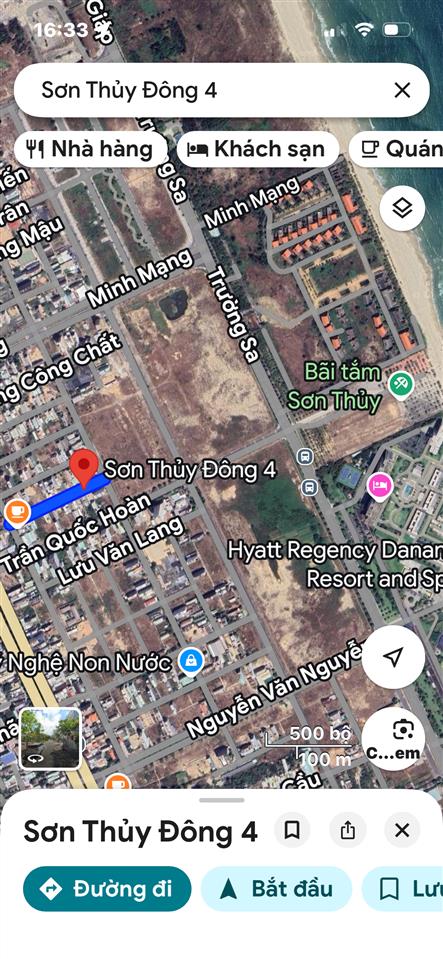 Rẻ bất ngờ  lô đất biển sơn thuỷ đông 4  sát trần quốc hoàn + bãi tắm sơn thuỷ chỉ 7,3 tỷ