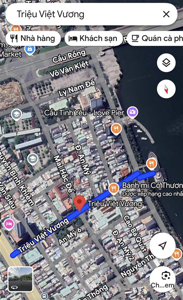 Giá tốt! bán lô đất mt triệu việt vương  khu lõi du lịch ven sông hàn  sát đầu cầu rồng.