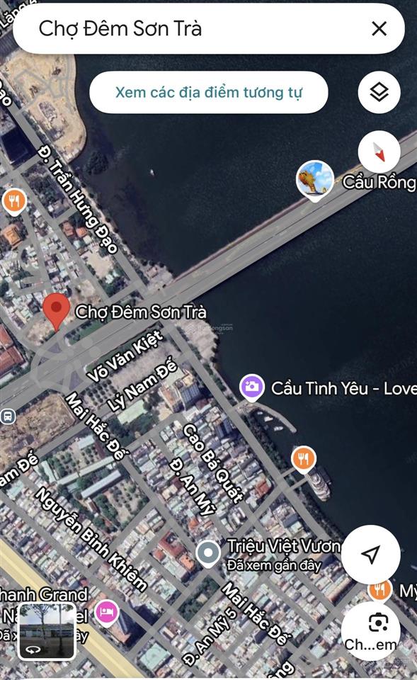 Giá tốt! bán lô đất mt triệu việt vương  khu lõi du lịch ven sông hàn  sát đầu cầu rồng.