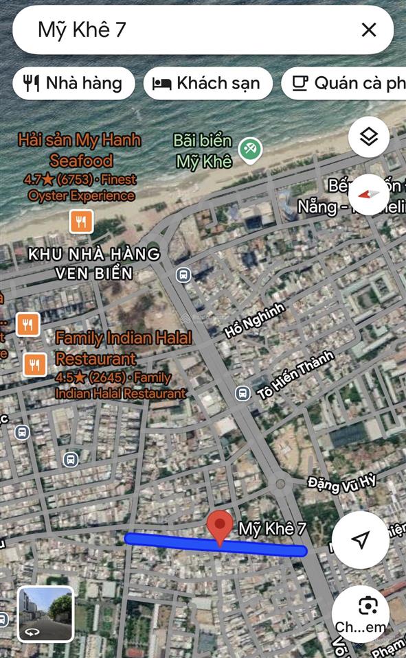 Bán lô đất mt mỹ khê 7  sát võ văn kiệt  dự án tháp trung tâm tài chính quốc tế  sơn trà