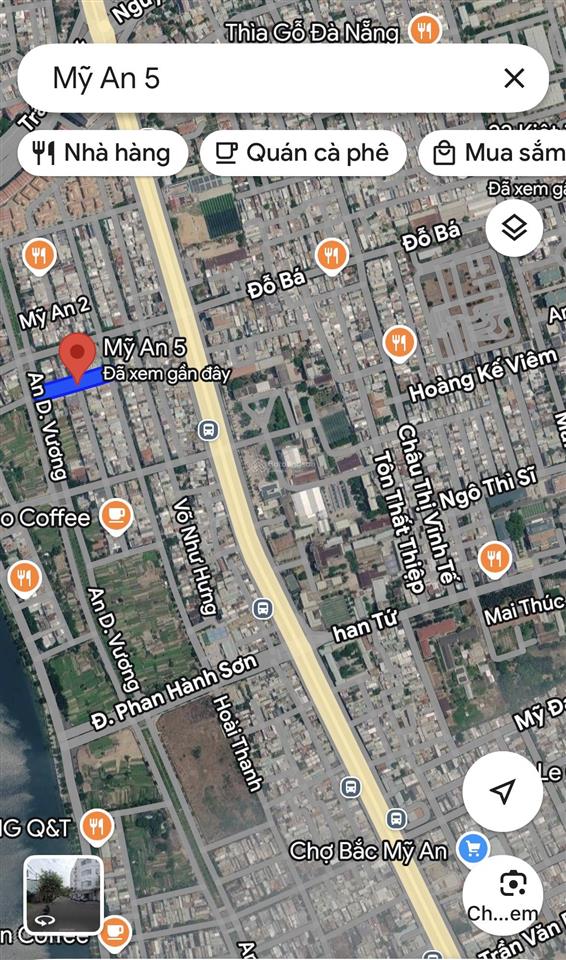 Bán lô đất mt mỹ an 5  gần sông hàn, gần biển mỹ khê  gần dự án sun group